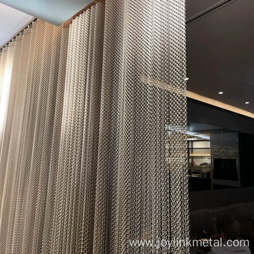 colorful Decorative Metal Mesh Drapery